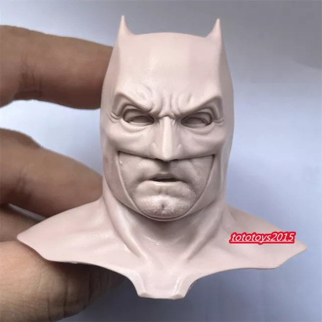 1:6 Batman Ben Affleck Head Sculpt Carved Fit 12'' Male Action Figure Body Doll