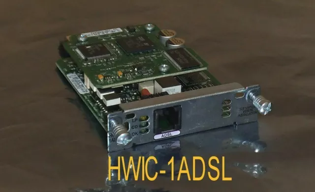 Cisco HWIC-1ADSL ADSL2/2+ WAN Module compatible for router 1841 2800 2900 3900 2