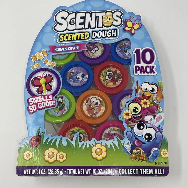 Masa PERFUMADA Scentos Temporada 1 WeVeel Paquete de 10 Colores Brillantes Juego Creativo NUEVO *+