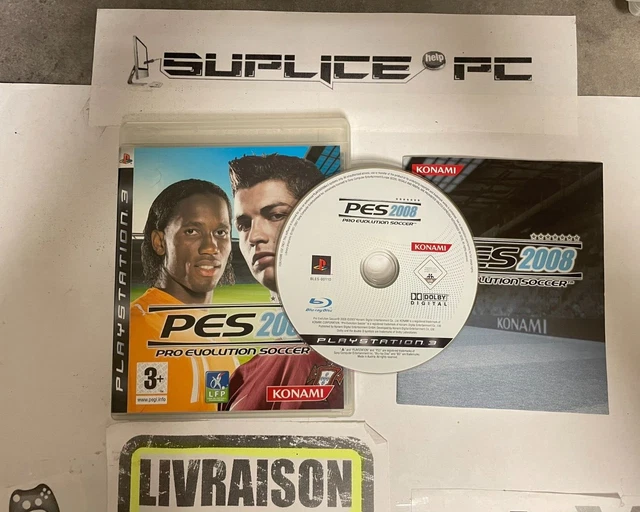 Pro Evolution Soccer 2008, Jeu PS3, Version Française, PEGI 3