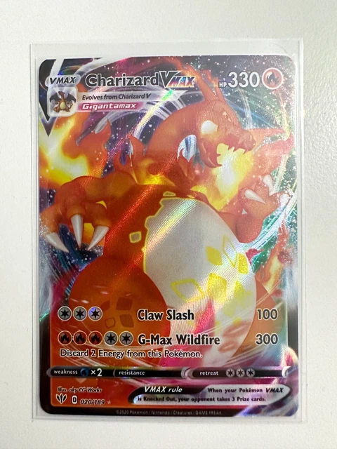 Charizard V 019/189 – Carta Pokémon Ultra Rara (Oscurità Ablaze) Edizione Inglese Con TitanCards Toploader - 3