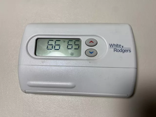 White Rodgers 1F86-344 Non-Programmable Thermostat for Single-Stage Sys Working