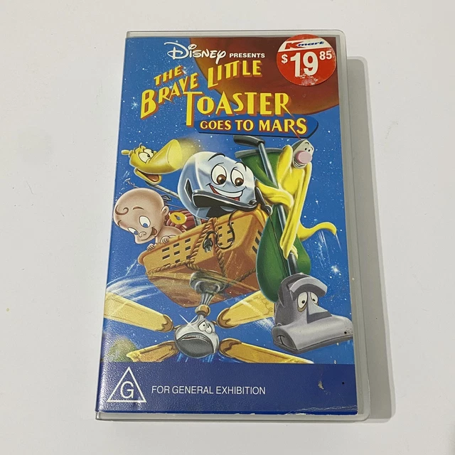 THE BRAVE LITTLE Toaster Goes To Mars (VHS, 1998) Walt Disney Home