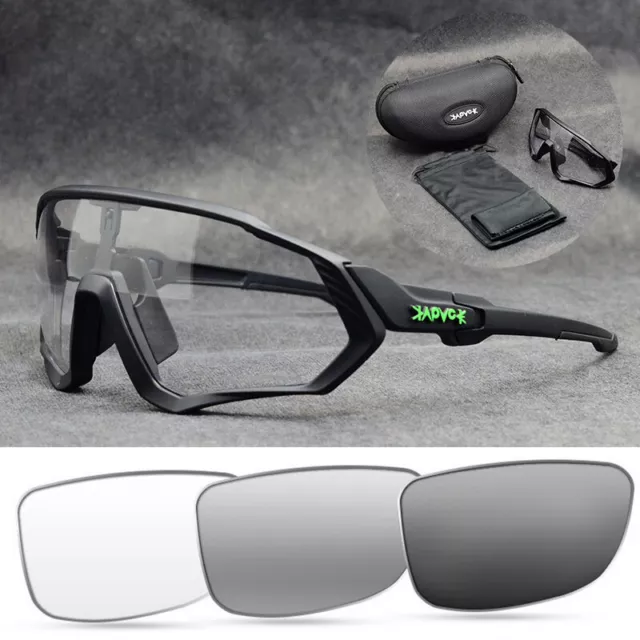 Photochromic Goggles Cycling Sport Sunglasses Mountain Road Bike Glasses Unisex