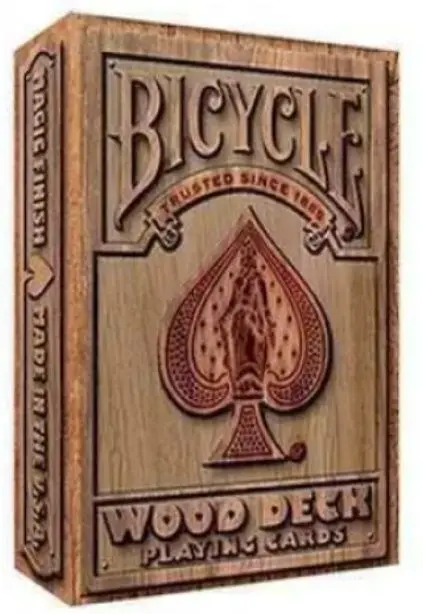 Mazzo di Carte Poker Playing Cards Deck Bicycle Wood