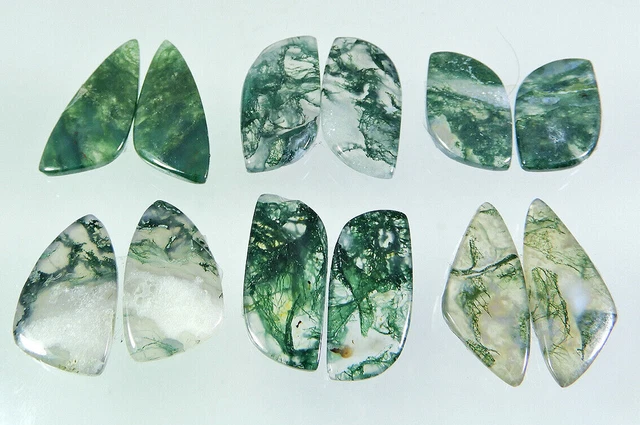 Ensemble de hut Opales de Welo, Ethope Pods total : 3,45 cts / 8 pc