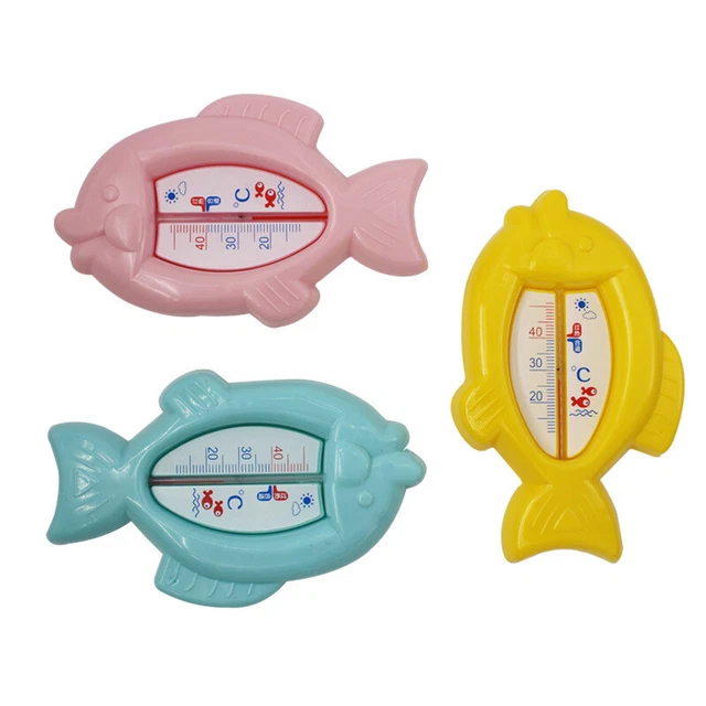Baño de bebé Medición de temperatura en forma de pez Baño flotante Bebé Termómetro p