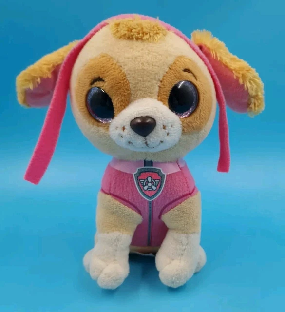 TY Beanie Bouncers Paw Patrol Skye Con Occhioni Rosa - Peluche Rimbalzante Morbido, T83021, Giocattolo Collezionabile - 2