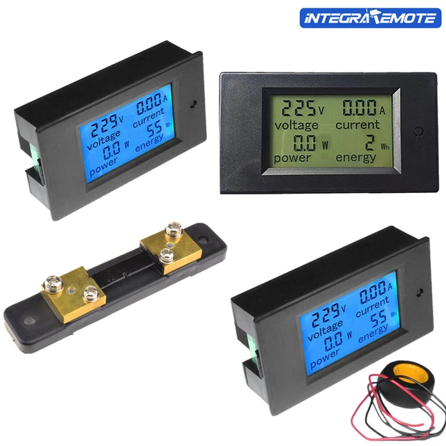AC80-260V DC6.5~100V 20A 50A 100A Display Pannello Volt Amp Misuratore Alimentazione Watt LCD