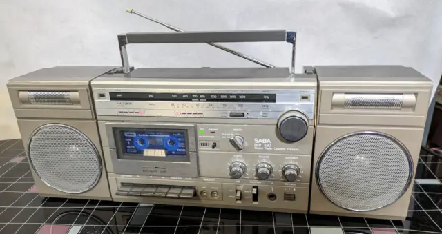 SABA RCP 530 registratore radio/cassetta lettore a nastro ghettoblaster 1984