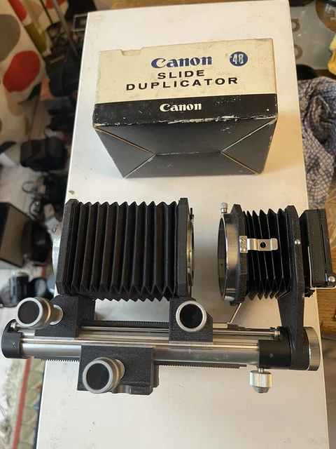 Canon FD Auto Bellows, Macro & Close Up Photography And Slide Copier