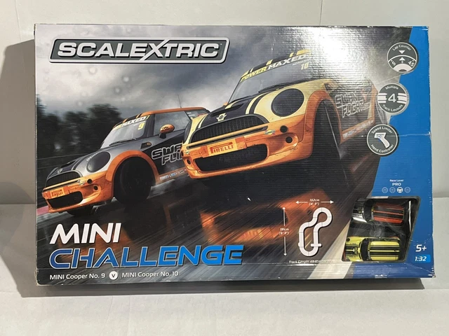 SCALEXTRIC MINI CHALLENGE Set 1:32 Scale PAT Tested Multiple Layouts ...