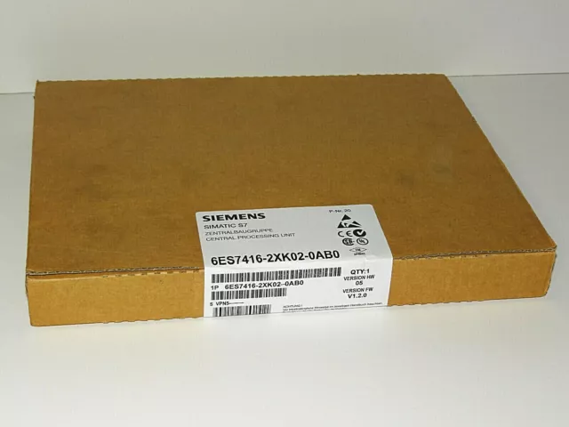 1PCS New Siemens 6ES7416-2XK02-0AB0 6ES7 416-2XK02-0AB0 Via Fedex/DHL