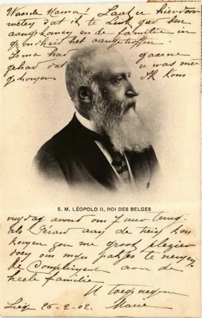 CPA AK S.M.Leopold II Roi des Belges BELGIAN ROYALTY (758509)