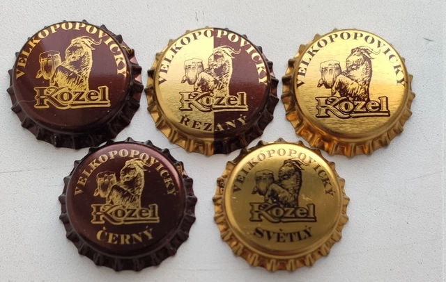 5 UNUSED Beer Caps from MOLDOVA, Velkopopovicky Kozel Brand