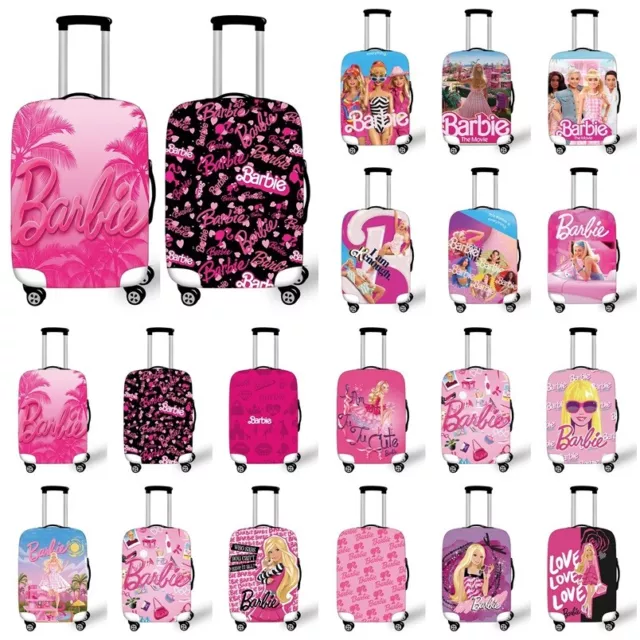 Barbie the Movie Doll  Travel Suitcase Luggage Cover Protector Dustproof