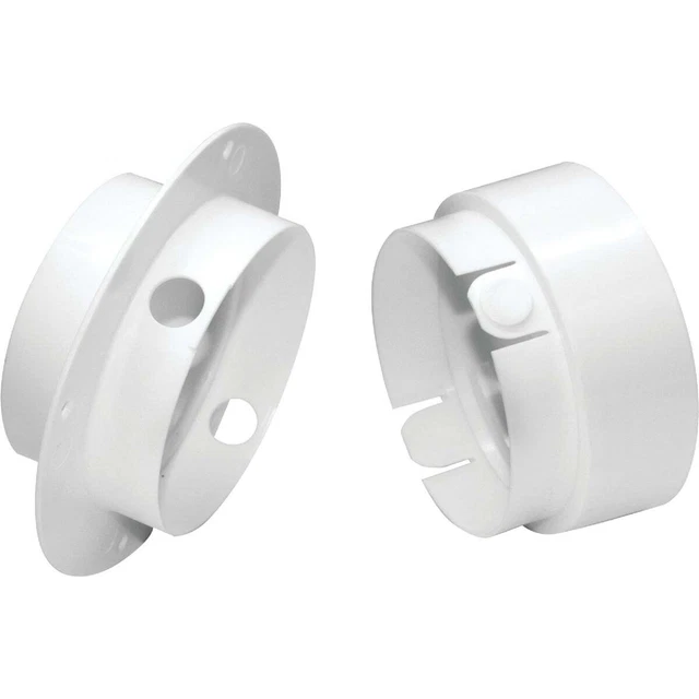 Dundas Jafine EZConnect 4 In. Plastic Dryer Duct Connector EZCNZW Dundas Jafine