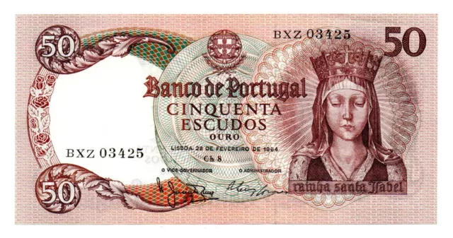 Portugal 50 escudos 1964 en muy buen estado/xf | 279