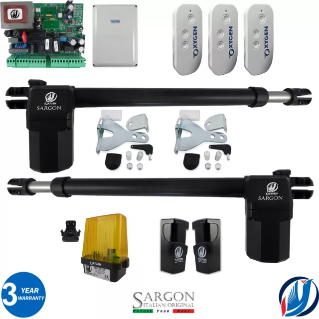 Portail Battant Kit Automatisme Moteur Motorisation 230V.   Sargon M