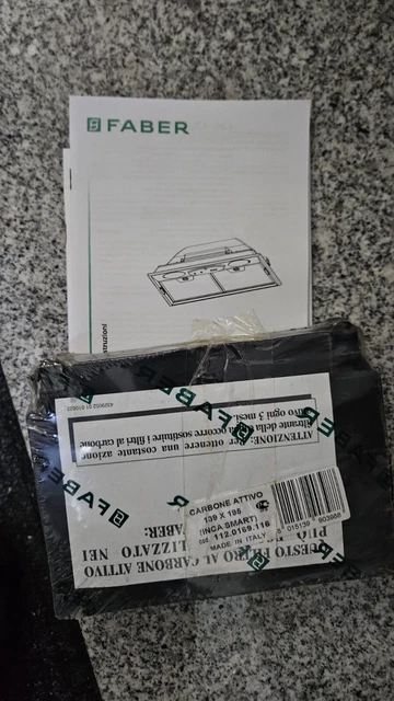FILTRO CAPPA FABER SMART INCA COTTAGE WEST FLEZA AI CARBONI ATTIVI 2 Pezzi F 43 17902655