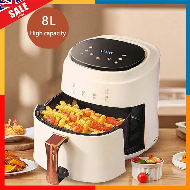 1400W New Oil Free Healthy Mini  8L Non-Stick Air Fryer Toaster Oven UK