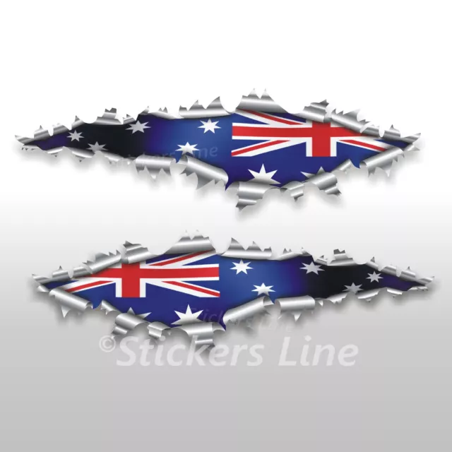 Adesivi bandiera AUSTRALIANA cm 70 australian flag bandiera australia stickers