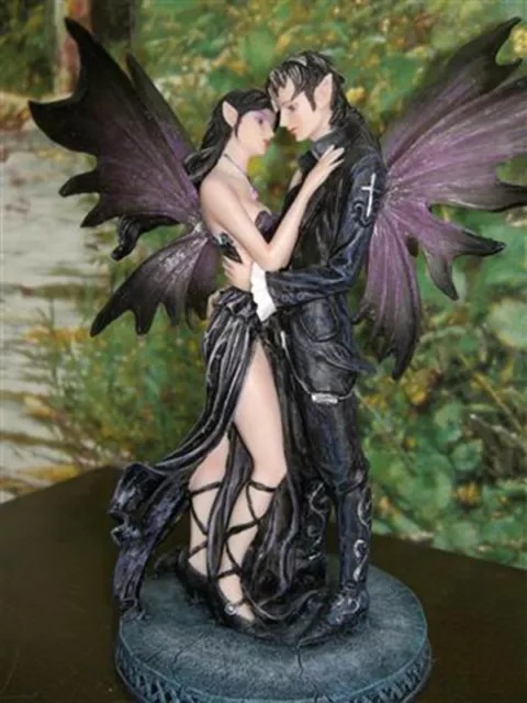 Les Alpes Fata Coppia Dark Sposi 042235 Collezione Originale Fairy Secret Love