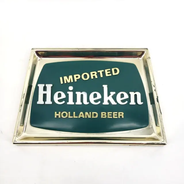 Heineken (1969) Imported Holland Beer Bar Pub Tavern Plastic Wall Sign Hanging