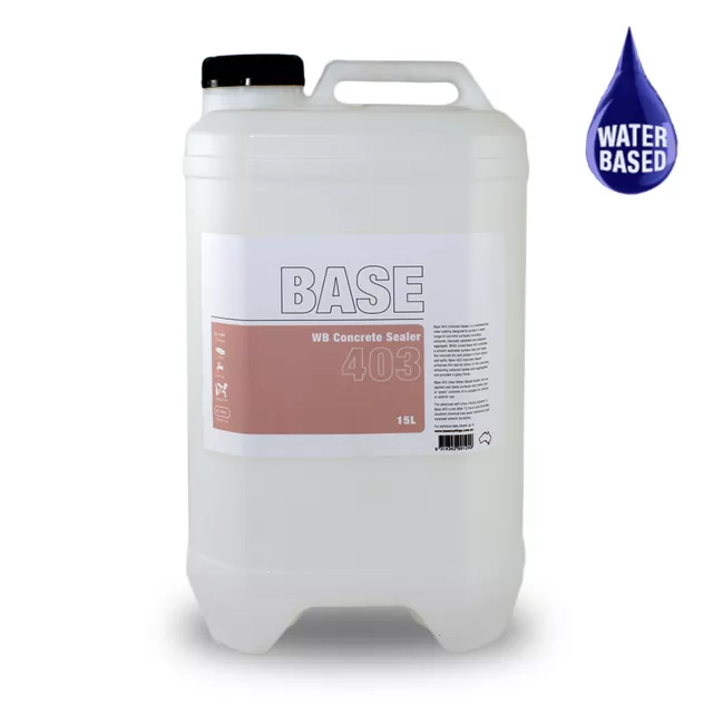 Concrete Sealer 15L Water Based for concrete; coloured, stamped, polished etc.