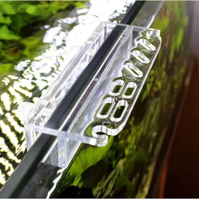 Acrylic water plant tool maintenance side holder aquarium tank tweezer scisso-wf