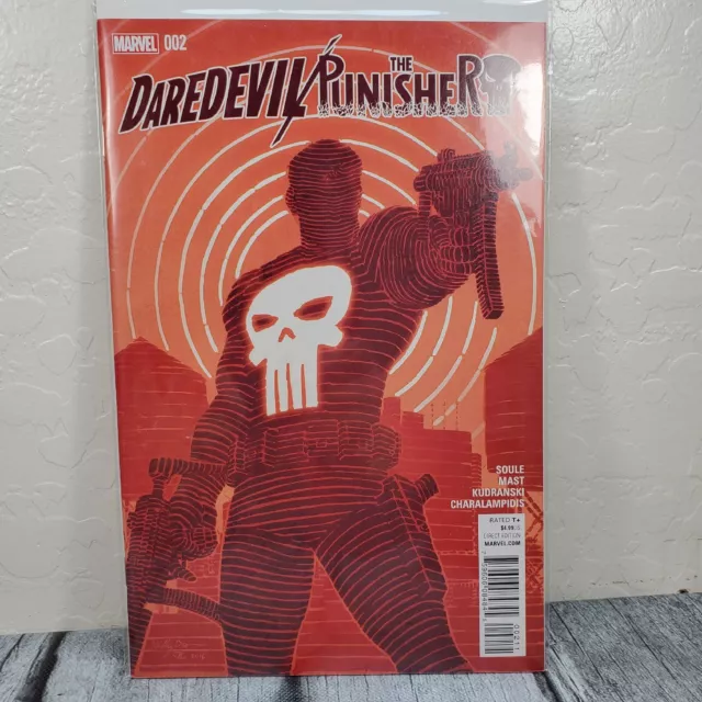 Marvel Comics Daredevil/The Punisher #2 2016 Seventh Circle, Modern Comic Book