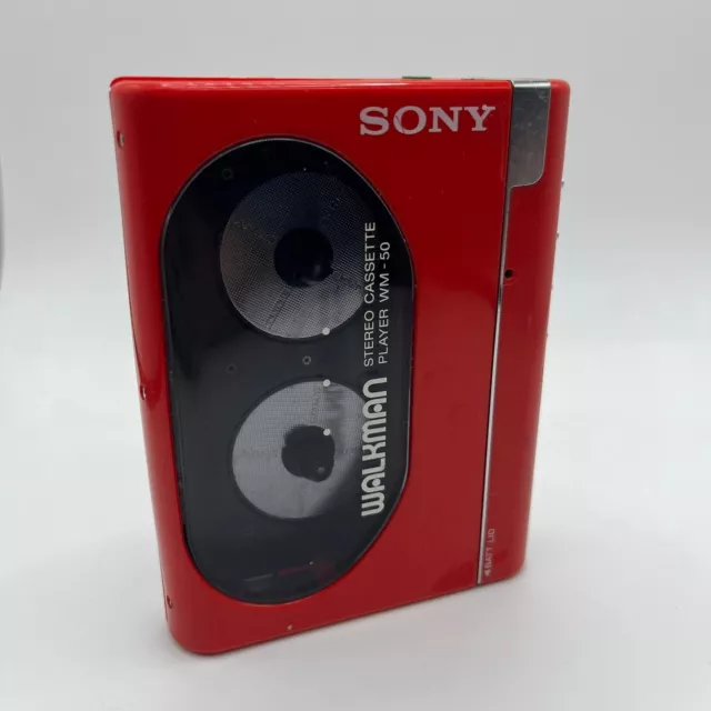 Sony walkman WM-50 stereo cassette recorder vintage usato spedizione gratis