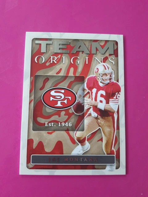 2022 Panini Origins TO-2 Joe Montana - San Francisco 49ers - Team Origins