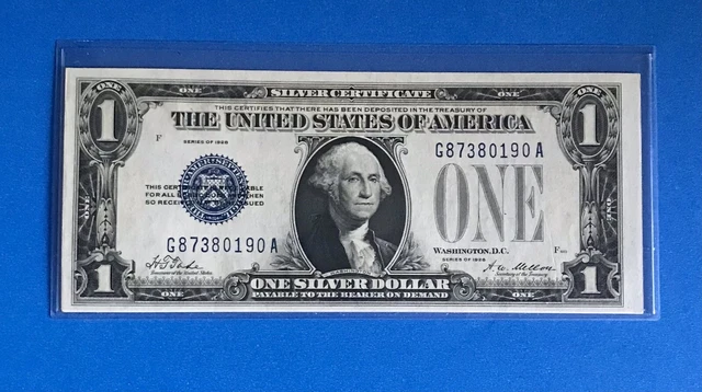1928  $1  Silver Certificate  FUNNY BACK  CU  ON SALE!!   (c552) 3