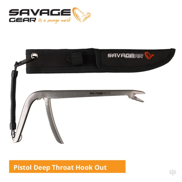 Savage Gear Pistol Deep Throat Hook Out - Pike Muskie Barracuda Fishing Tackle