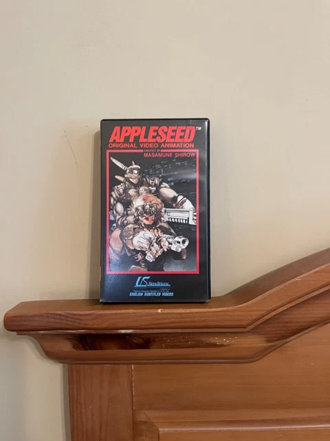 APPLESEED MASAMUNE SHIROW OVA US Renditions VHS 1991 hard shell case £ ...