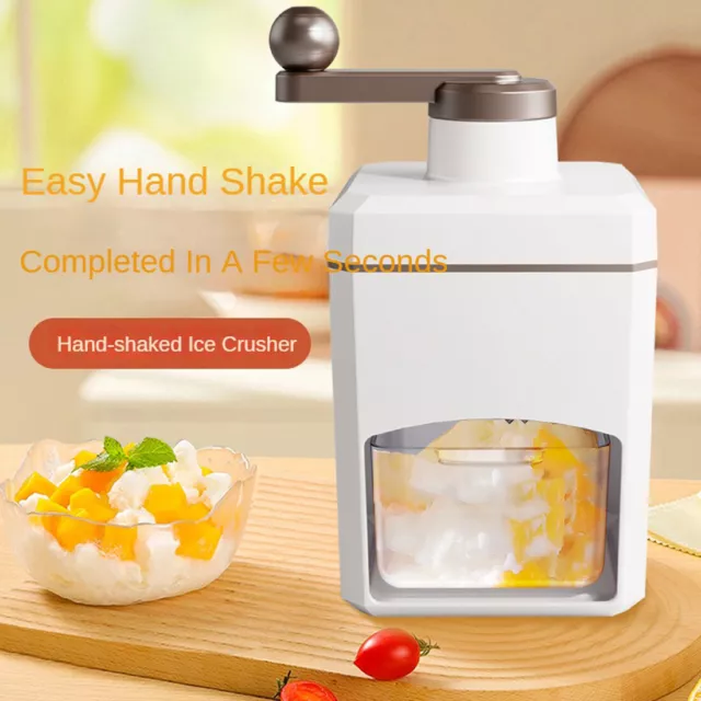 Ice Shaver and Snow Cone Machine, Portable Ice Crusher and Shaved Ice Machine