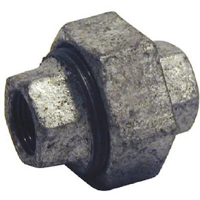 Raccordo tubo, unione zincata, ottone/ferro, 3/8 pollici. -511-702HN