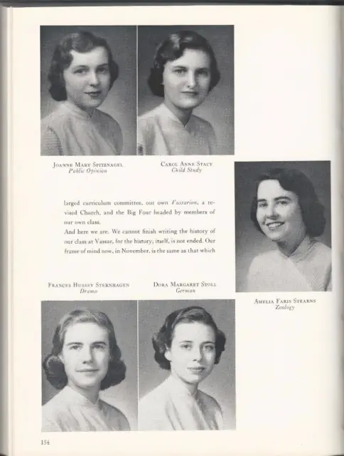 1951 VASSAR COLLEGE Yearbook, Vassarion, Poughkeepsie, Ny, Francis ...