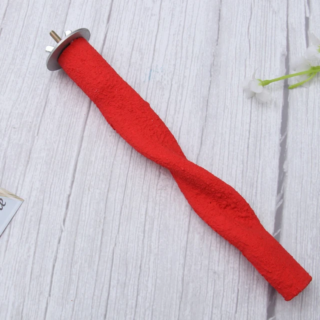 2 X20cm Bambus Sandpapierstangen Für Vögel Spielzeug Sittiche 3