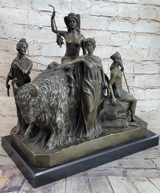 Statue Figurine Fille Nue En Polystone - Déco Maison Italie - Hauteur 19 Cm (7.4 Po) - Occasion
