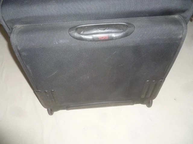 Black Tumi 20"X12"X 28" Long Wheeled Garment Bag Alpha Ballistic Nylon 22032Dh 4