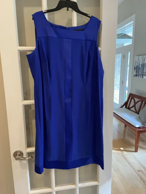 Connected Women’s Mother of The Bride Size 20W Cobalt Blue Sleeveless Midi