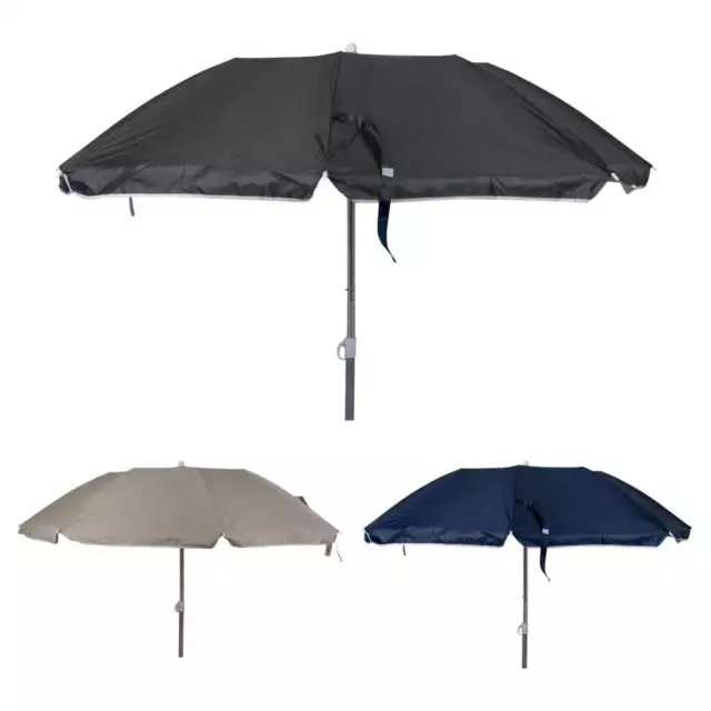 Bo-Camp Sombrilla Multicolor 160 cm Parasol Paraguas Exterior Patio Jardín vidaX