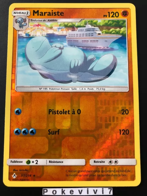 Pokemon Card MARAIST 97/214 RARE Reverse Sun & Moon 10 SL10 EN NEW