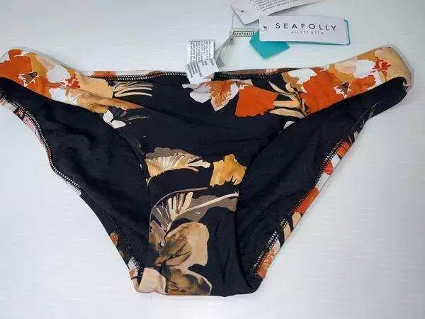 New With Tags Seafolly Ladies Bora Bora Hipster Bikini Pants Size 12