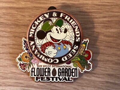 Disney Epcot Flower And Garden Festival 2019 Mickey Mouse  & Friends Pin On Pin
