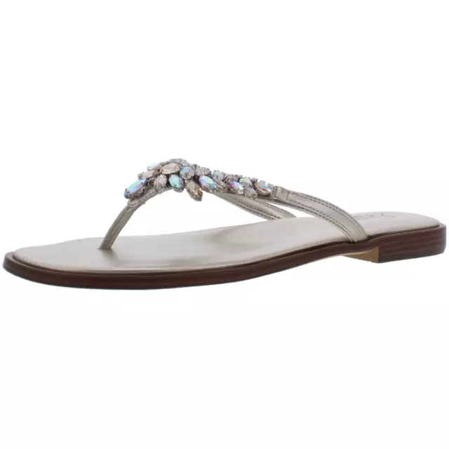 Naturalizer Womens Fallyn Leather Slip On Flat Thong Sandals Shoes BHFO 8073