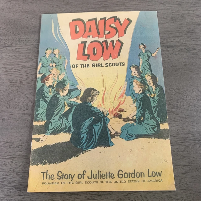 VINTAGE GIRL SCOUT DAISY LOW OF THE GIRL SCOUTS COMIC STYLE 1954