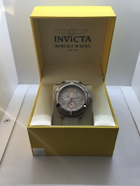 Invicta Bolt Womens Quartz 41Mm Stainless Steel Case Silver, Rose Gold Dial #408